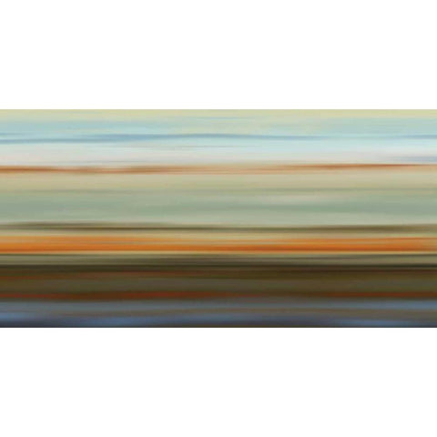 Euphoric II Black Modern Wood Framed Art Print with Double Matting by McMasters, James