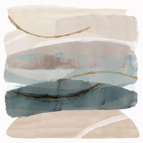 Seasalter Cliffs I White Modern Wood Framed Art Print by Kouta, Flora