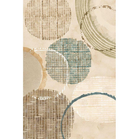 Woven Baskets I White Modern Wood Framed Art Print by Kouta, Flora