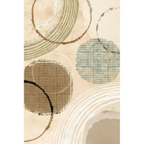 Woven Baskets II Black Modern Wood Framed Art Print with Double Matting by Kouta, Flora