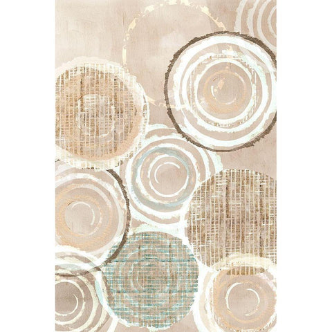 Neutral Woven Baskets II White Modern Wood Framed Art Print by Kouta, Flora