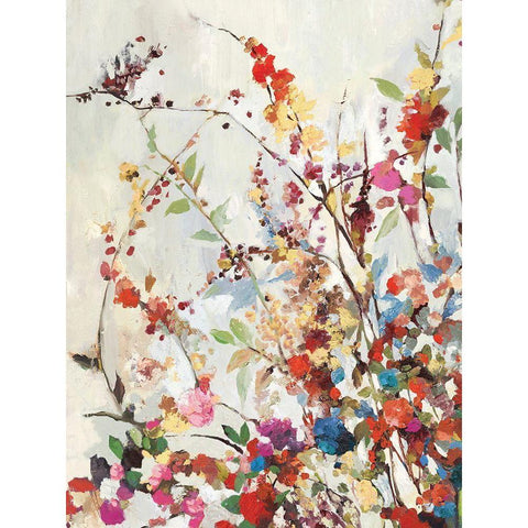 Early Bloom II Black Modern Wood Framed Art Print by Ella K