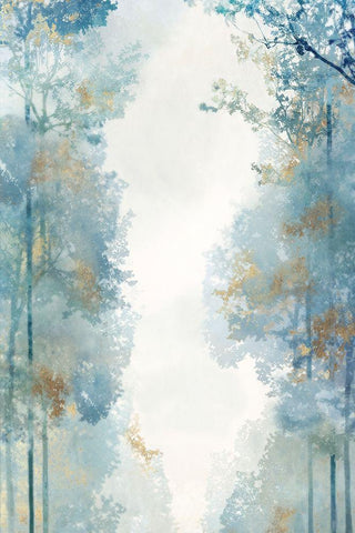 Bluegate IÂ  White Modern Wood Framed Art Print with Double Matting by Roko, Ken