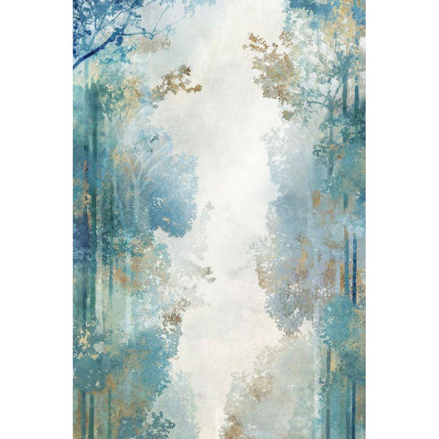 Bluegate IIÂ  Black Modern Wood Framed Art Print with Double Matting by Roko, Ken