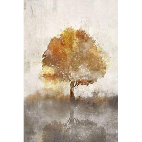Auburn Breeze I  White Modern Wood Framed Art Print by Roko, Ken