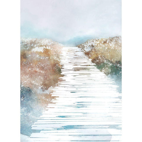 Unbridled Path II Black Modern Wood Framed Art Print by Roko, Ken