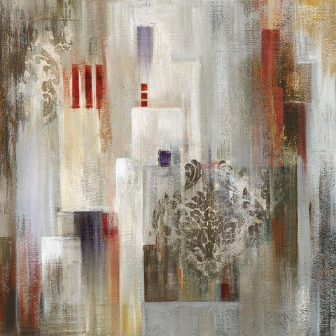 Joya Black Modern Wood Framed Art Print by Lera