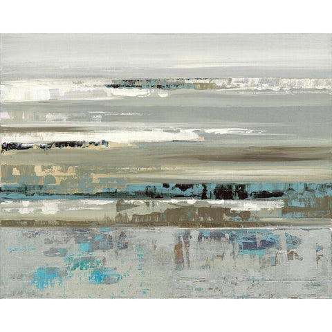 Eternal Horizon II Black Modern Wood Framed Art Print by Mravyan, Valeria