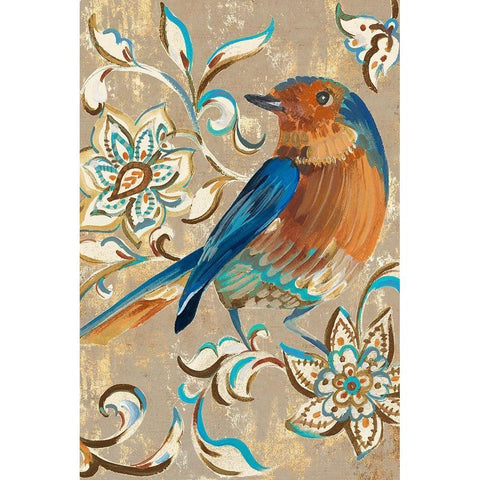 Tweet I White Modern Wood Framed Art Print by Mravyan, Valerie