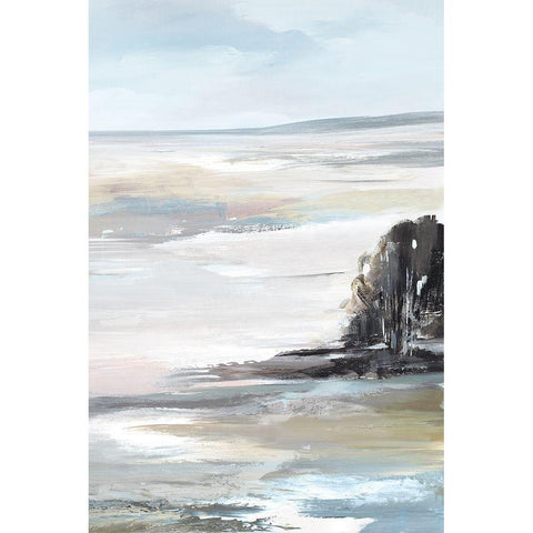 Saltwater I  Black Modern Wood Framed Art Print by Lera