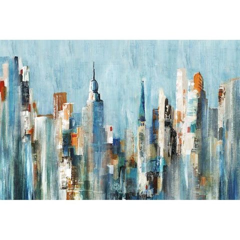 Channel I  Black Modern Wood Framed Art Print by Lera