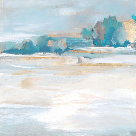 Finding Calmness White Modern Wood Framed Art Print by Lera