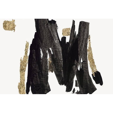 Stretching II Black Modern Wood Framed Art Print by Lera