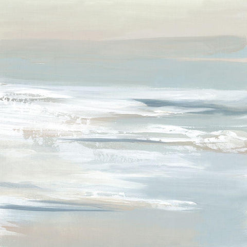 Shadows of the Sea I  Black Modern Wood Framed Art Print with Double Matting by Lera
