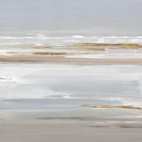Calm Day II White Modern Wood Framed Art Print by Lera