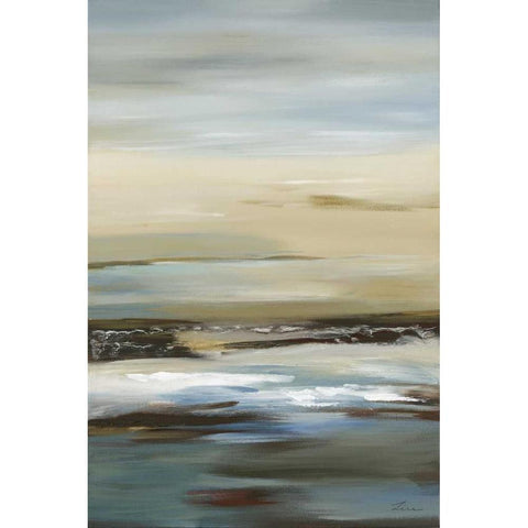 Serene II LTD. ED Gold Ornate Wood Framed Art Print with Double Matting by Lena
