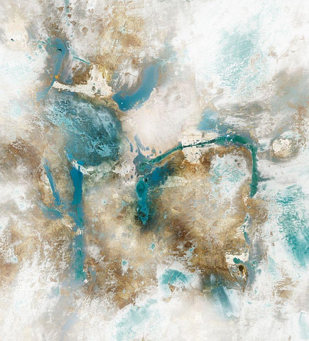 Disquiet White Modern Wood Framed Art Print with Double Matting by Jacobs, Elle