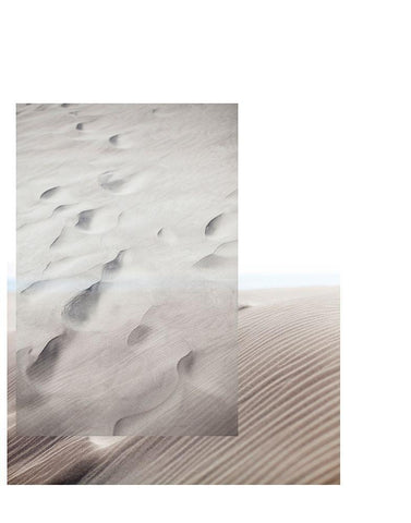 White Modern Wood Framed Art Print with Double Matting by Mourier, Lily