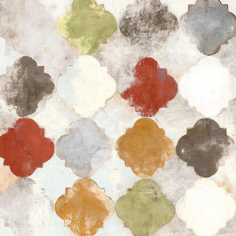 Balance I Black Modern Wood Framed Art Print with Double Matting by Woods, Maya