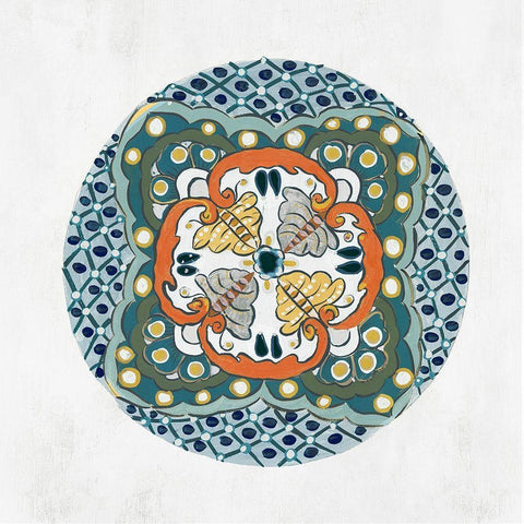 Encompass Beauty II White Modern Wood Framed Art Print with Double Matting by Woods, Maya