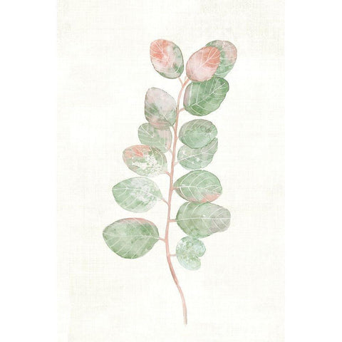 Florida Leaves II White Modern Wood Framed Art Print by Woods, Maya