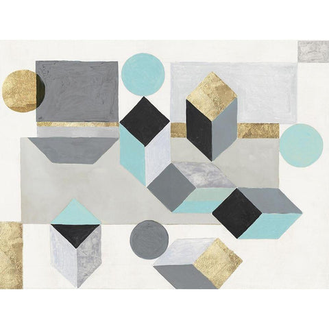 Our Own Paths I White Modern Wood Framed Art Print by Woods, Maya