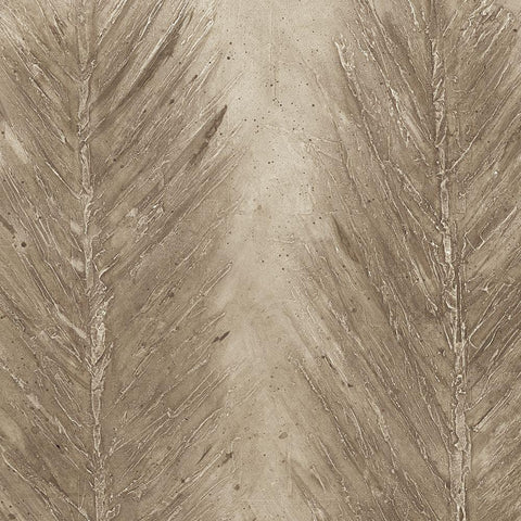 Golden Feathers II Gold Ornate Wood Framed Art Print with Double Matting by Woods, Maya