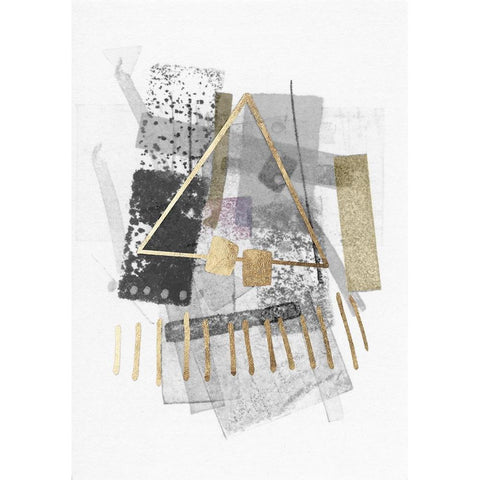 Fly City II  Gold Ornate Wood Framed Art Print with Double Matting by Galapon, Nicki