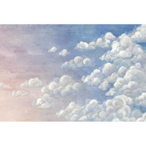 Gradient Sky I White Modern Wood Framed Art Print by Ciullini, Andrea