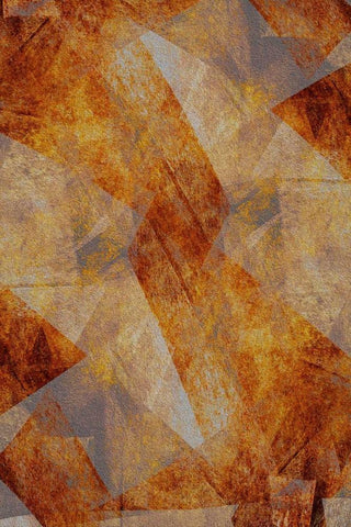 Brushed Copper White Modern Wood Framed Art Print with Double Matting by Stelfox, Norm