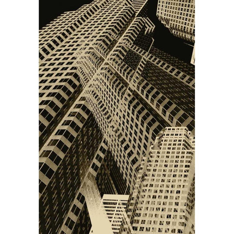 Stand Tall III Black Modern Wood Framed Art Print by Stelfox, Norm