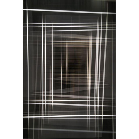 Parallel Reality II Black Modern Wood Framed Art Print with Double Matting by Stelfox, Norm