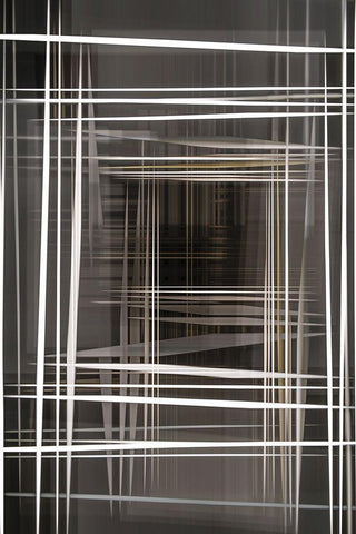 Parallel Reality III Black Ornate Wood Framed Art Print with Double Matting by Stelfox, Norm