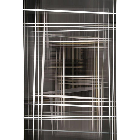 Parallel Reality III Black Modern Wood Framed Art Print by Stelfox, Norm