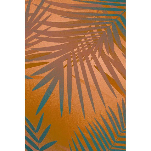 Palm Heat I  Gold Ornate Wood Framed Art Print with Double Matting by Stelfox, Norm
