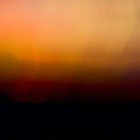 Soft Sunset Black Modern Wood Framed Art Print by Joy, Olivia