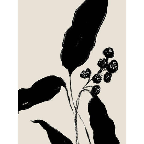 New Growth I  White Modern Wood Framed Art Print by Holam, Nicholas