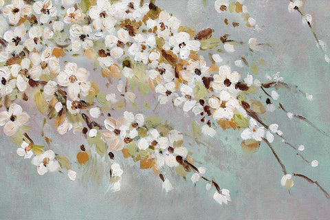 Spring Time II Black Ornate Wood Framed Art Print with Double Matting by Orlov, Irena