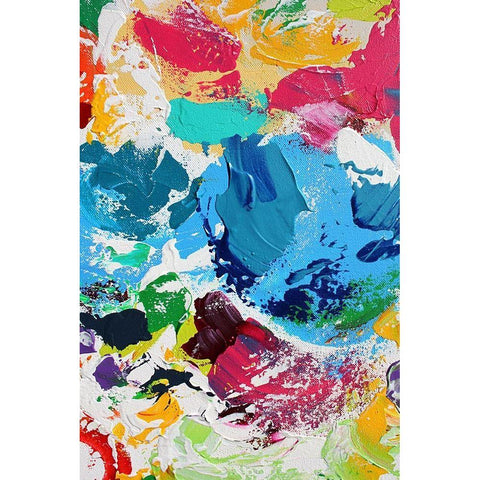 Creole III Black Modern Wood Framed Art Print with Double Matting by Orlov, Irena