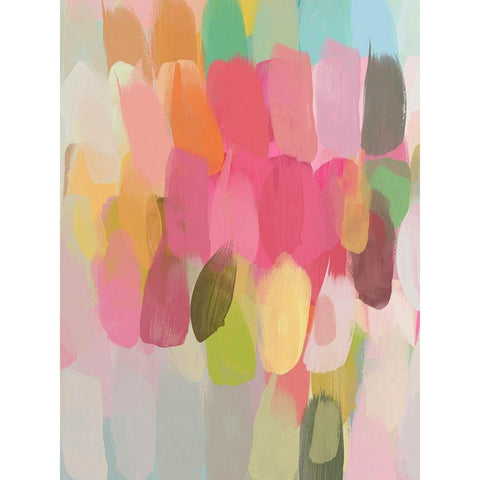 Spring Colours II White Modern Wood Framed Art Print by Orlov, Irena