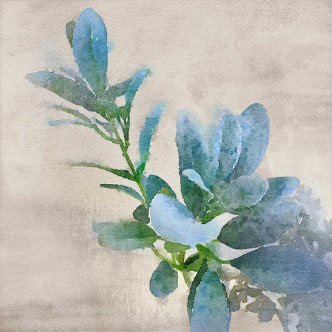 Delicate Balance White Modern Wood Framed Art Print by Orlov, Irena