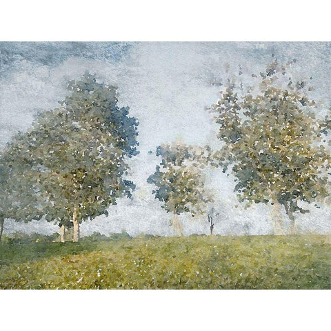 Forest Landscape I Black Modern Wood Framed Art Print by Orlov, Irena