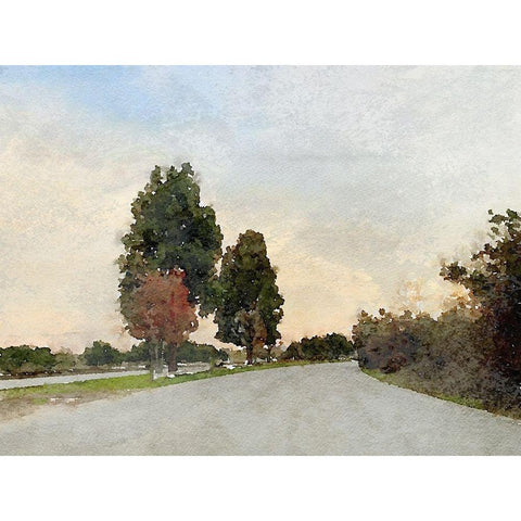 Quiet place III Gold Ornate Wood Framed Art Print with Double Matting by Orlov, Irena