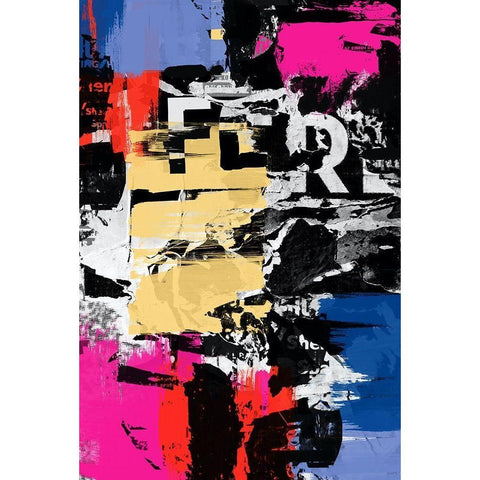 Colour Crush  Gold Ornate Wood Framed Art Print with Double Matting by Orlov, Irena