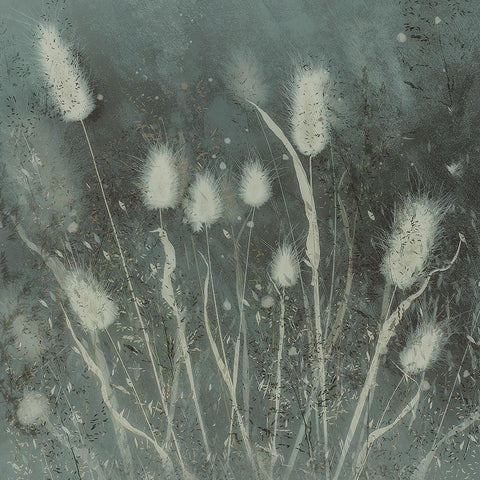 Small grasses Black Modern Wood Framed Art Print by Talen