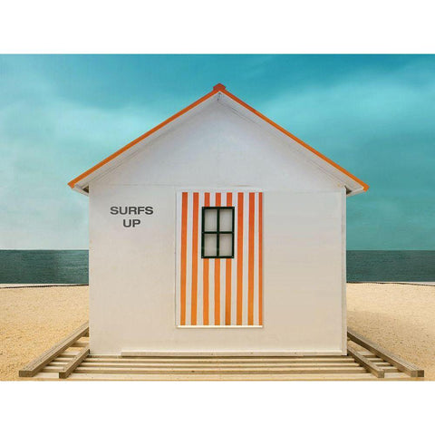 Ohlendorf - The Play Have A House Black Modern Wood Framed Art Print with Double Matting by Ohlendorf