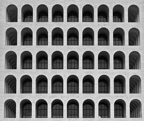 Santini - Untitled Black Ornate Wood Framed Art Print with Double Matting by Santini