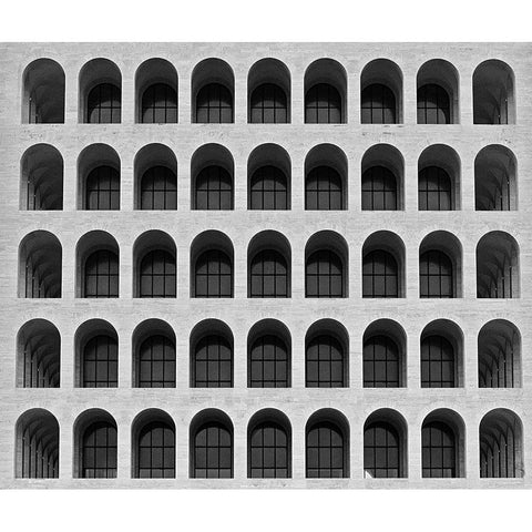 Santini - Untitled White Modern Wood Framed Art Print by Santini