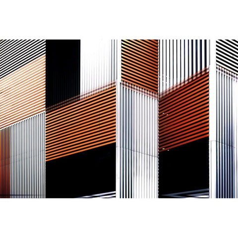 Massetti - Graphics Black Modern Wood Framed Art Print by Massetti