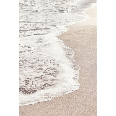 Studio III - Beach 006 Black Modern Wood Framed Art Print with Double Matting by Studio III